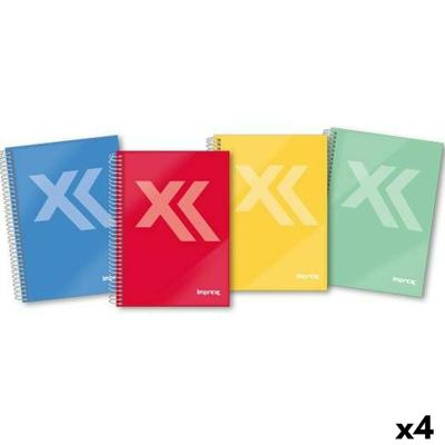 Boek over Ringen Imprex A5 80 Lakens (4 Stuks)