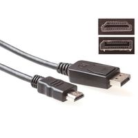 ACT AK3987 Verloopkabel DisplayPort Male/HDMI-A Male - 50 cm