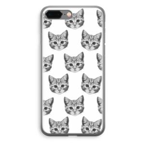 Kitten: iPhone 8 Plus Transparant Hoesje