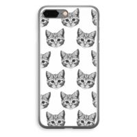 Kitten: iPhone 8 Plus Transparant Hoesje