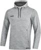 JAKO 6729D Sweater Met Kap Premium Basics Dames - Lichtgrijs Gemeleerd - 34