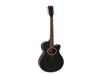 DIMAVERY AW-400 Western Guitar, black