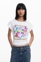 Art vierkant T-shirt - WHITE - S Art vierkant T-shirt - WHITE - S