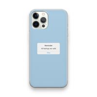 Reminder: iPhone 12 Pro Transparant Hoesje