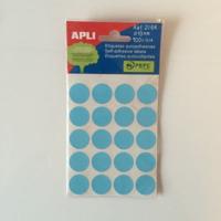 Apli mapje permanent 19mm rond blauw 100
