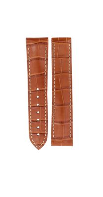 Horlogeband Omega 13033412202001 / 032CUZ005400 Krokodillenleer Lichtbruin 20mm