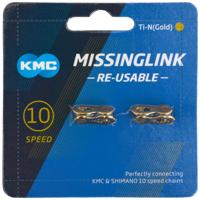 KMC fietsketting missing link 10r goud 5.88mm