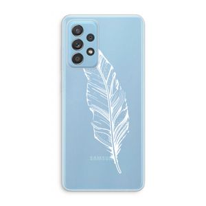 Pluim: Samsung Galaxy A73 Transparant Hoesje