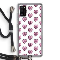 GIRL POWER: Samsung Galaxy A41 Transparant Hoesje met koord