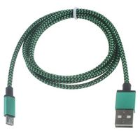 Premium USB 2.0 / MicroUSB Kabel - 3m - Groen - thumbnail