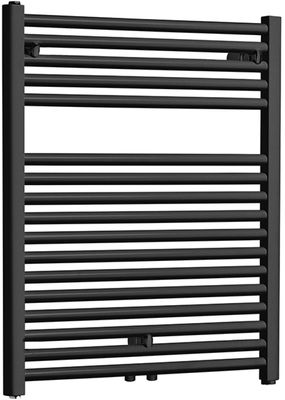 Saqu Calm handdoekradiator 463W 60x76,6cm mat zwart