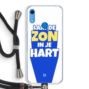 Laat de zon in je hart: Huawei Y6s Transparant Hoesje met koord