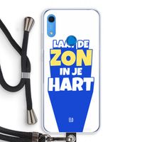 Laat de zon in je hart: Huawei Y6s Transparant Hoesje met koord