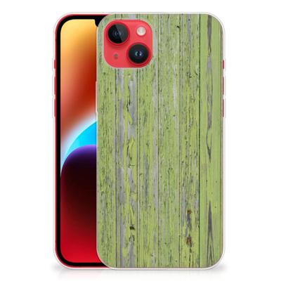 iPhone 14 Plus | Bumper Hoesje | Green Wood