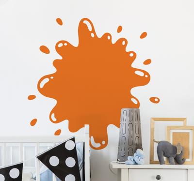 Decoratiesticker Verf Splash