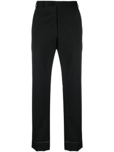 Brioni pantalon de costume à coupe droite - Noir