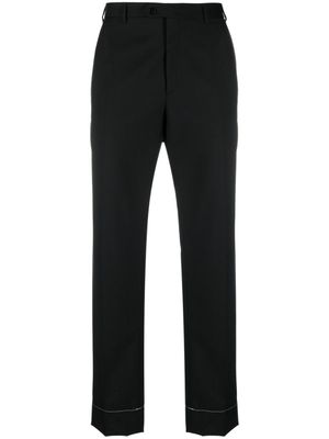Brioni pantalon de costume à coupe droite - Noir