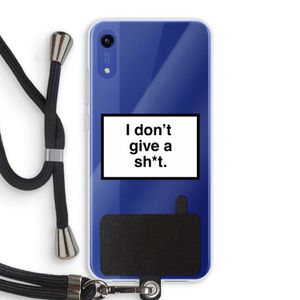 Don't give a shit: Honor Play 8A Transparant Hoesje met koord