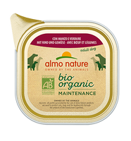 Almo Nature Dailymenu bio pate hond Rund en groenten 100gr