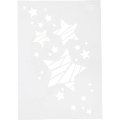 Creativ Company Flexibel sjabloon, sterren, a4, vel 210x297 mm, 1 stuk
