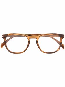 Eyewear by David Beckham lunettes de vue à effet marbré - Marron