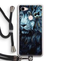 Darkness Lion: Pixel 3 Transparant Hoesje met koord