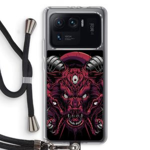 Hell Hound and Serpents: Xiaomi Mi 11 Ultra Transparant Hoesje met koord