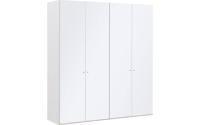 Goossens Kledingkast Easy Storage Ddk, Kledingkast 203 cm breed, 220 cm hoog, 4x glas draaideur