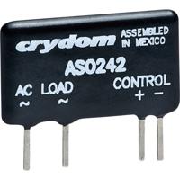 Crydom Halfgeleiderrelais ASO242 2 A Schakelspanning (max.): 280 V/AC Schakelend bij overbelasting 1 stuk(s) - thumbnail