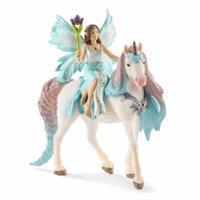 Actiefiguur Schleich Fée Eyela with princess unicorn Eenhoorn 3 Onderdelen
