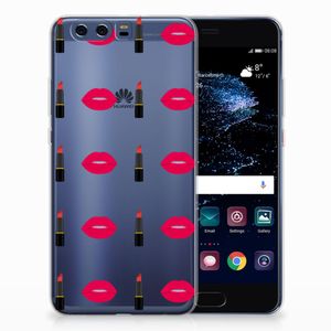 Huawei P10 Plus TPU bumper Lipstick Kiss