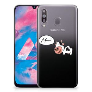 Samsung Galaxy M30 Telefoonhoesje met Naam Cow