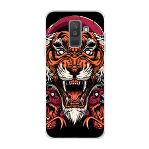 Tiger and Rattlesnakes: Samsung Galaxy A6 Plus (2018) Transparant Hoesje