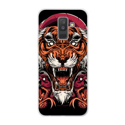 Tiger and Rattlesnakes: Samsung Galaxy A6 Plus (2018) Transparant Hoesje
