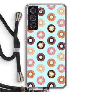 Donuts: Samsung Galaxy S21 FE Transparant Hoesje met koord
