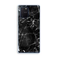Zwart Marmer 2: Samsung Galaxy Note 10 Lite Transparant Hoesje