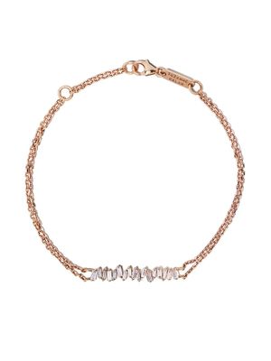 Suzanne Kalan bracelet en or rose 18ct orné de diamants