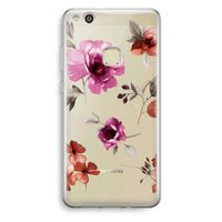 Geschilderde bloemen: Huawei Ascend P10 Lite Transparant Hoesje
