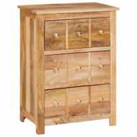 Dressoir met lade Bruin 55 x 35 x 75 cm massief mangohout