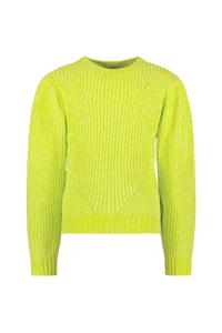 B.Nosy Meisjes trui gebreid - Kylie - Sharp groen