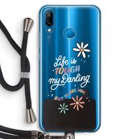Tough Life: Huawei P20 Lite Transparant Hoesje met koord