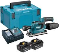 Makita dbo380rtj | accu vlakschuurmachine | 18v | li-ion | 2 x 5,0 ah accu + snellader | in mbox - dbo380rtj