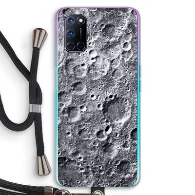 Maanlandschap: Oppo A72 Transparant Hoesje met koord
