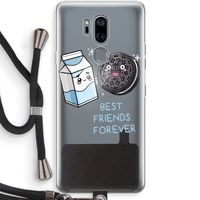 Best Friend Forever: LG G7 Thinq Transparant Hoesje met koord