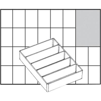 Raaco Inzet box, afm a75 low, h: 24 mm, afm 109x79 mm, 1 stuk