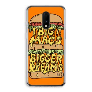 Big Macs Bigger Dreams: OnePlus 7 Transparant Hoesje