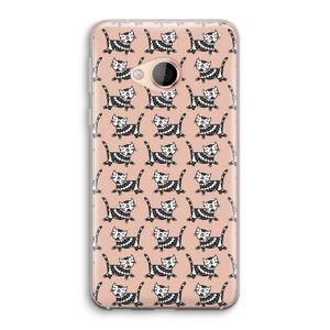 Zwarte poes: HTC U Play Transparant Hoesje
