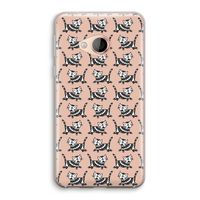 Zwarte poes: HTC U Play Transparant Hoesje Zwarte poes: HTC U Play Transparant Hoesje