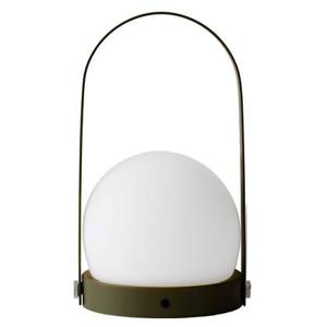 Audo Copenhagen Carrie tafellamp LED oplaadbaar Olive