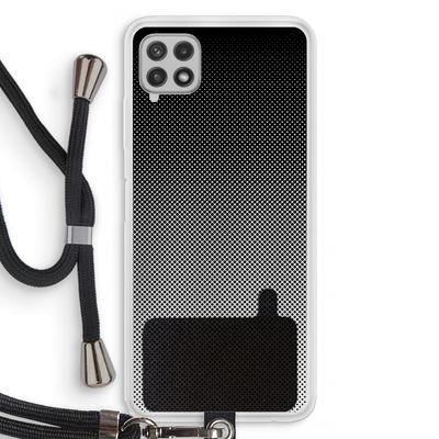 Musketon Halftone: Samsung Galaxy A22 4G Transparant Hoesje met koord